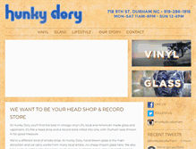 Tablet Screenshot of hunkydorydurham.com